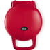 Round Skillet, 2 Cooking Surfaces, 12 Inch, Red Pizza Maker Machine Pizza Oven