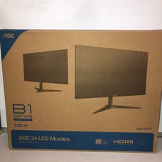 AOC 24B1H 24 LCD Monitor, Black