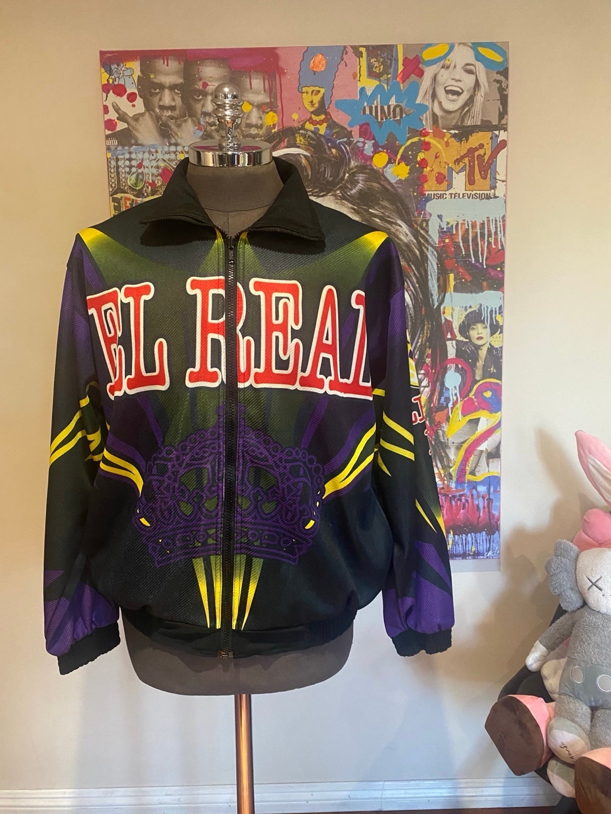Vintage Real Madrid CF FC “El Real” Austy Soccer futbol Jacket XL