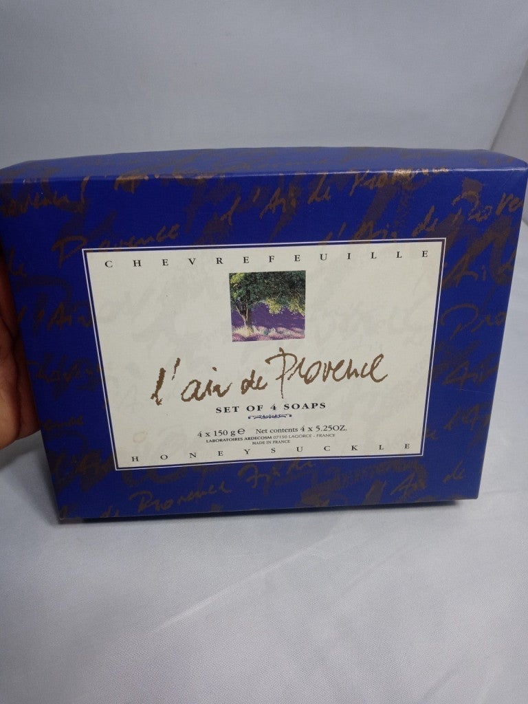 L AIR DE PROVINCE SET OF 4 HAND DESIGNED FRENCH SOAP