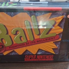 SNES Ballz3D - Fighting at its Ballziest [Factory Sealed]