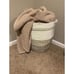 80L Laundry Baskets Hamper with Handles, Decorative Woven Storage Basket NEW