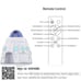 x3 Space Capsule Galaxy Projectors With Remotes- For Adults Or Kids