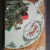1997 BUCILLA Cross Stitch CHRISTMAS Tree Skirt Kit TO GRANDMOTHER'S HOUSE WE GO