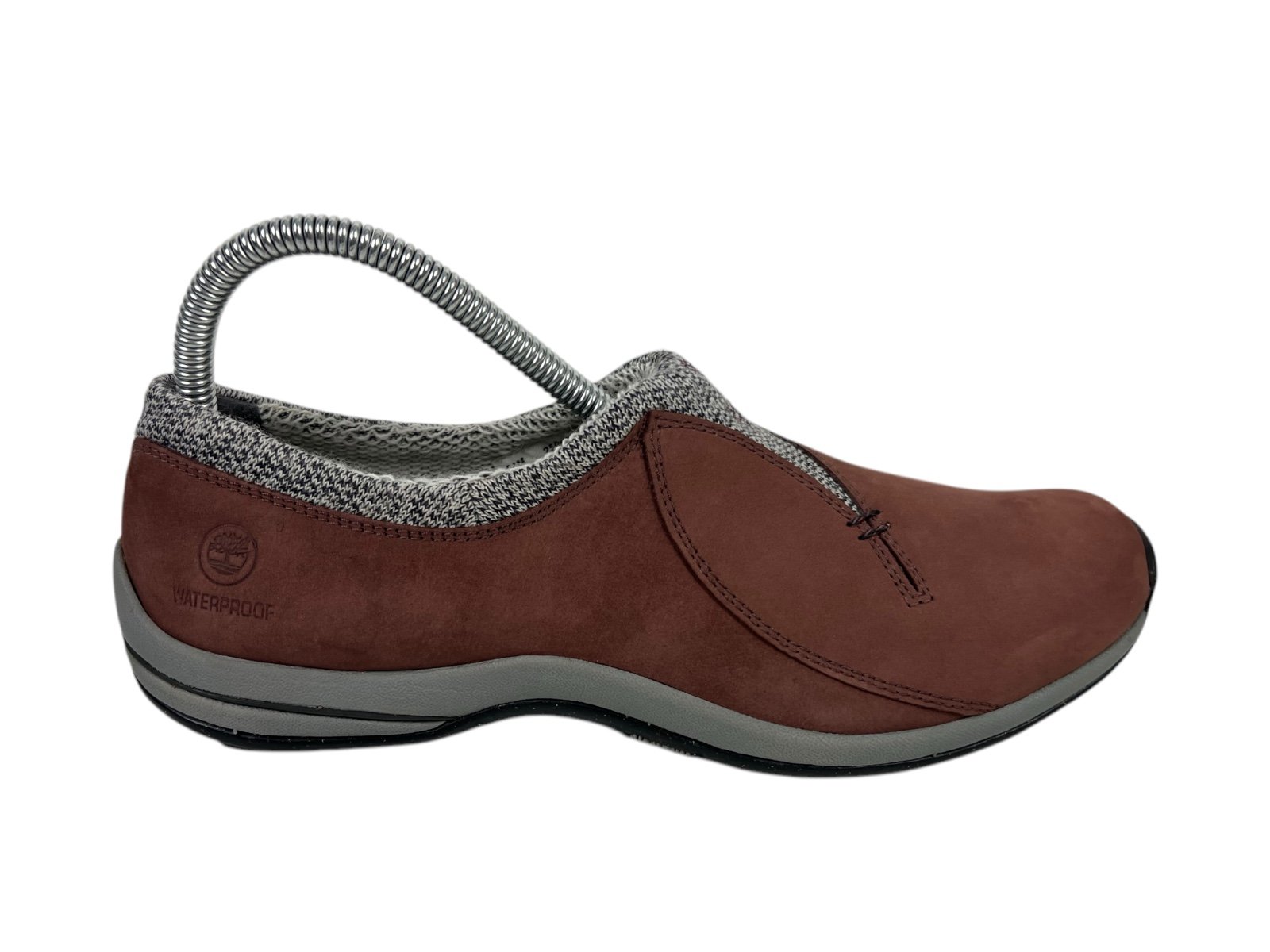 Timberland Smartwool Brown Leather Waterproof Vibram Ecostep Slip On Shoes 8.5M