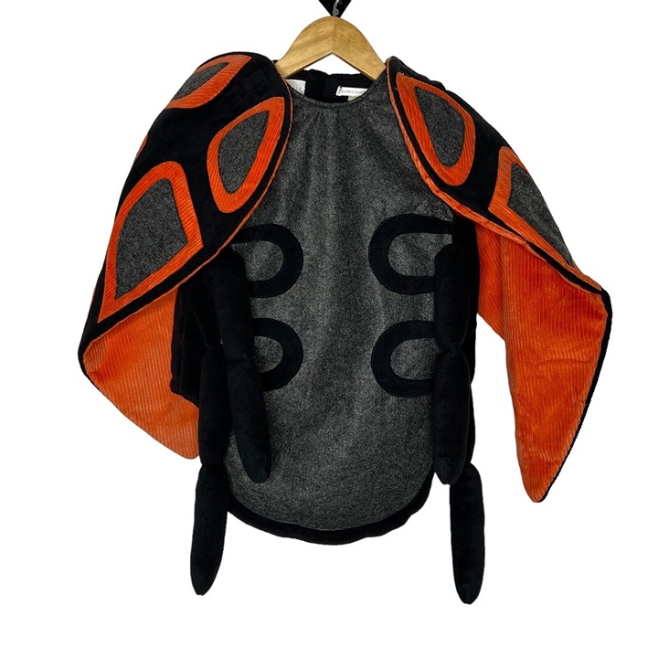 Pottery Barn 2008 Kids Monarch Butterfly Bug Flying Insect Halloween Costume 4-6
