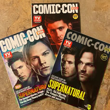 Lot of 3 Supernatural Comic Con Exclusive magazines