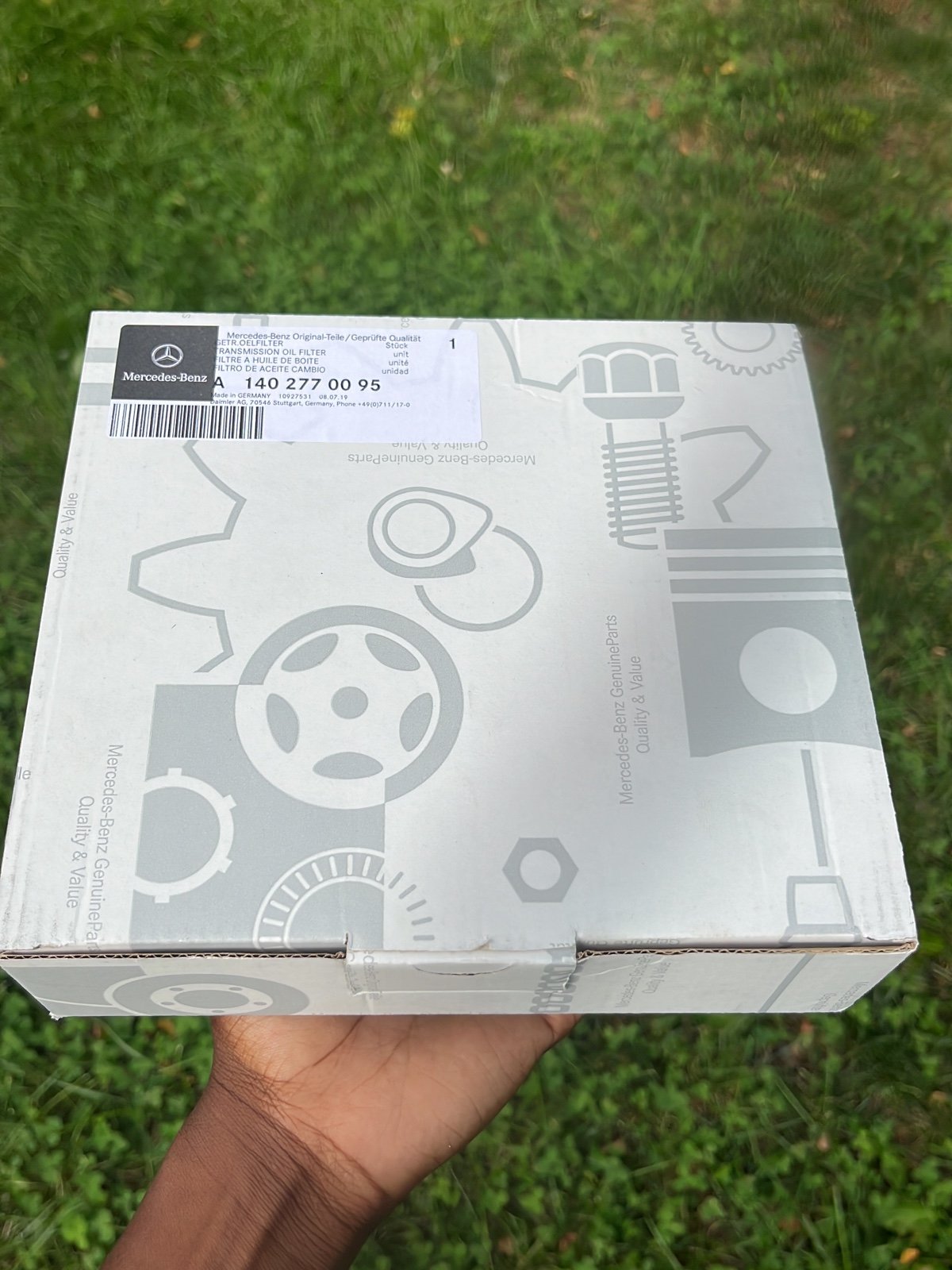 Mercedes Benz original-transmission oil filter/ consuctor plate / 1 pice adapter