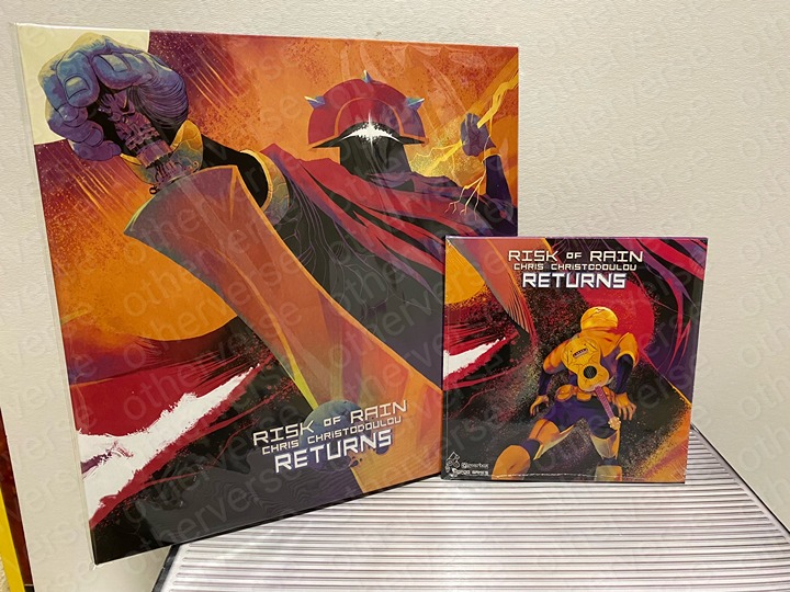 Risk of Rain 3 III Returns Vinyl Record Soundtrack 2 LP Marble + 7" 2 EP Color