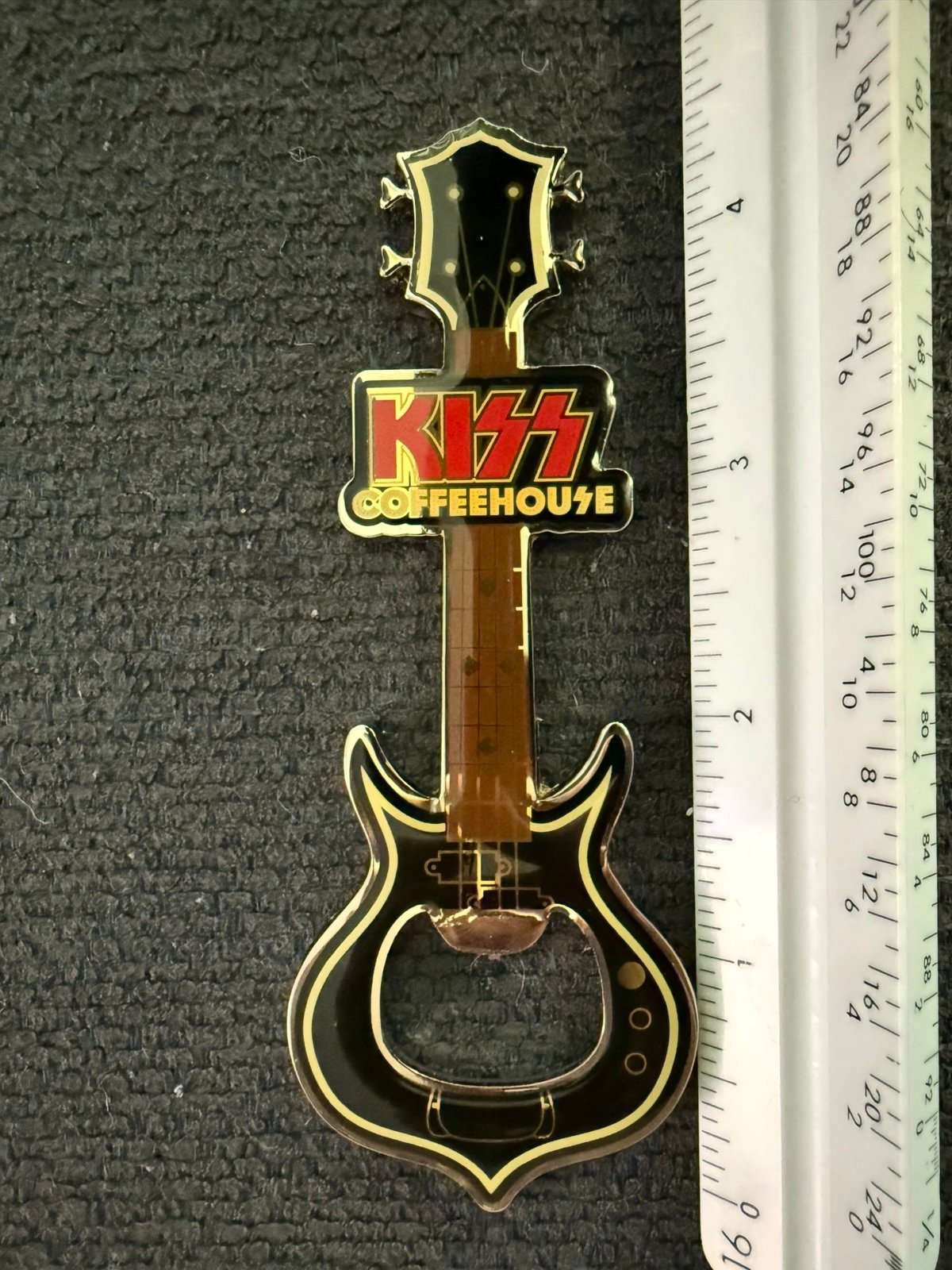 Rare KISS Coffeehouse Guitar Magnet [Myrtle Beach Exclusive]