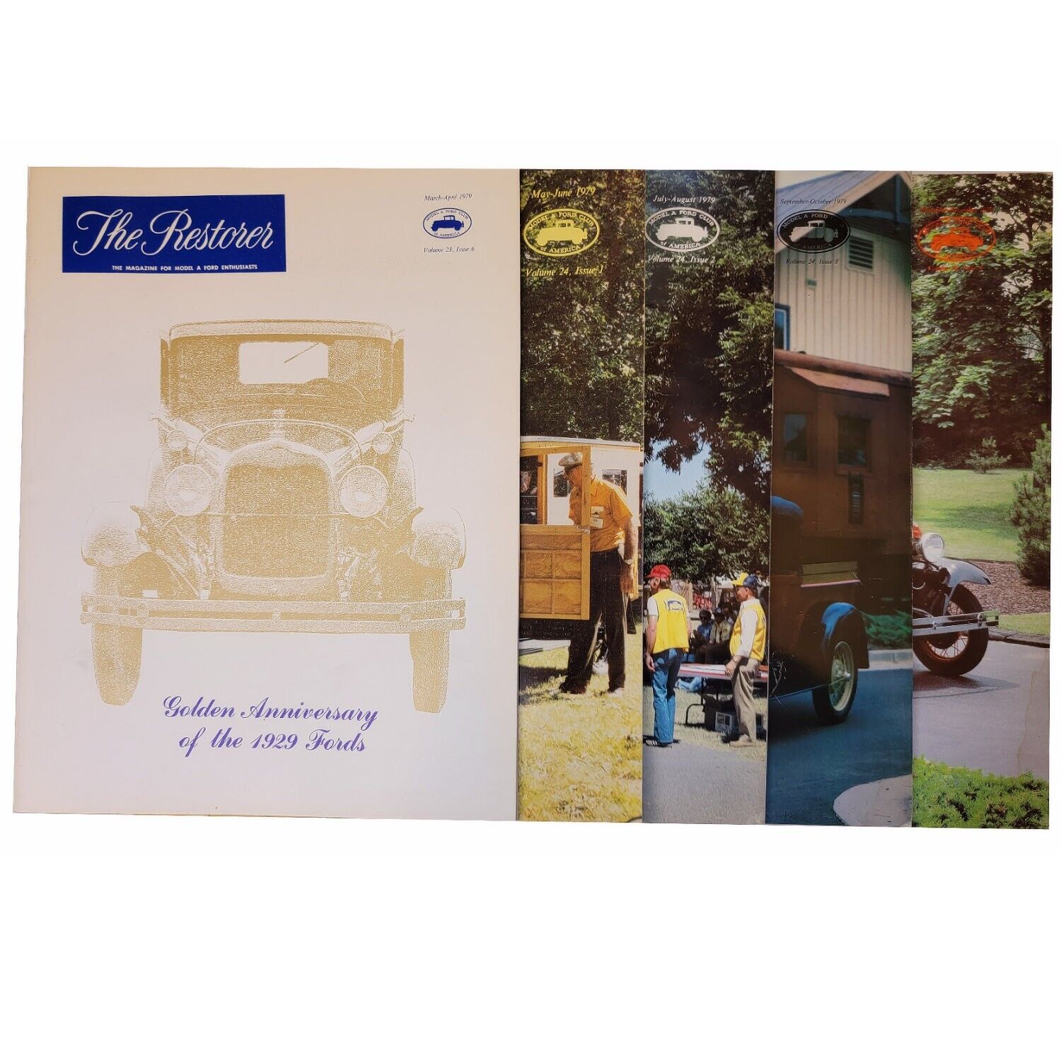 VTG Restorer Mag Model A Ford Enthusiast 1979 5-bi-monthly Issues Jan/Feb Miss'g
