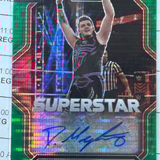 2023 Panini Prizm Dominik Mysterio Auto Green Disco 1/10