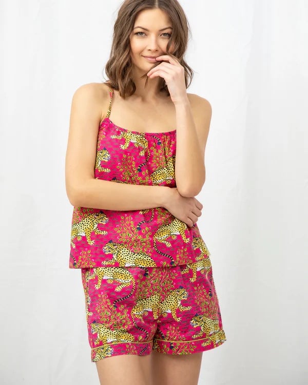 NWT Printfresh Cami Top PJ in Hot Pink Bagheera XL