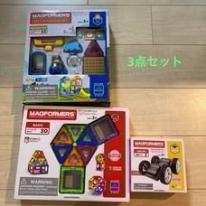 【Excellent Condition】 Magformers / 3-Piece Set, Total 65pcs
