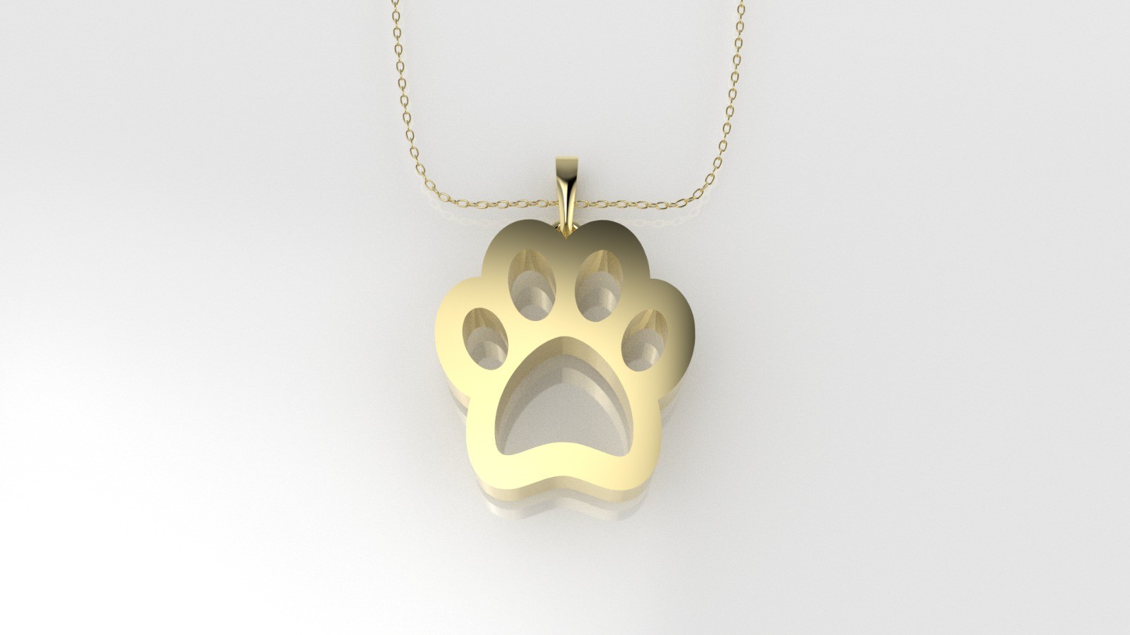 14K Pendant, includes 18 inch chain