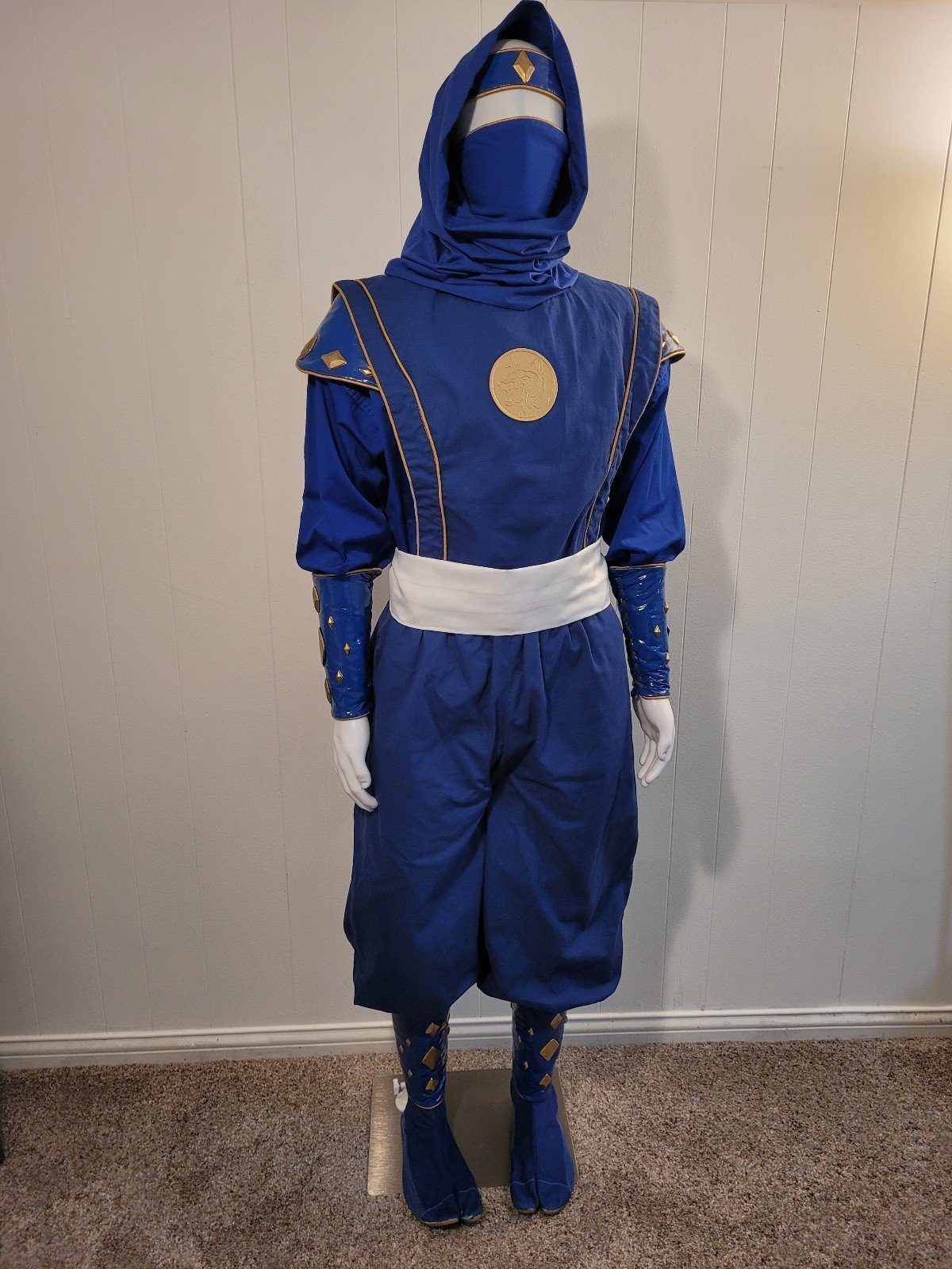 Blue Power rangers ninjetti cosplay costume