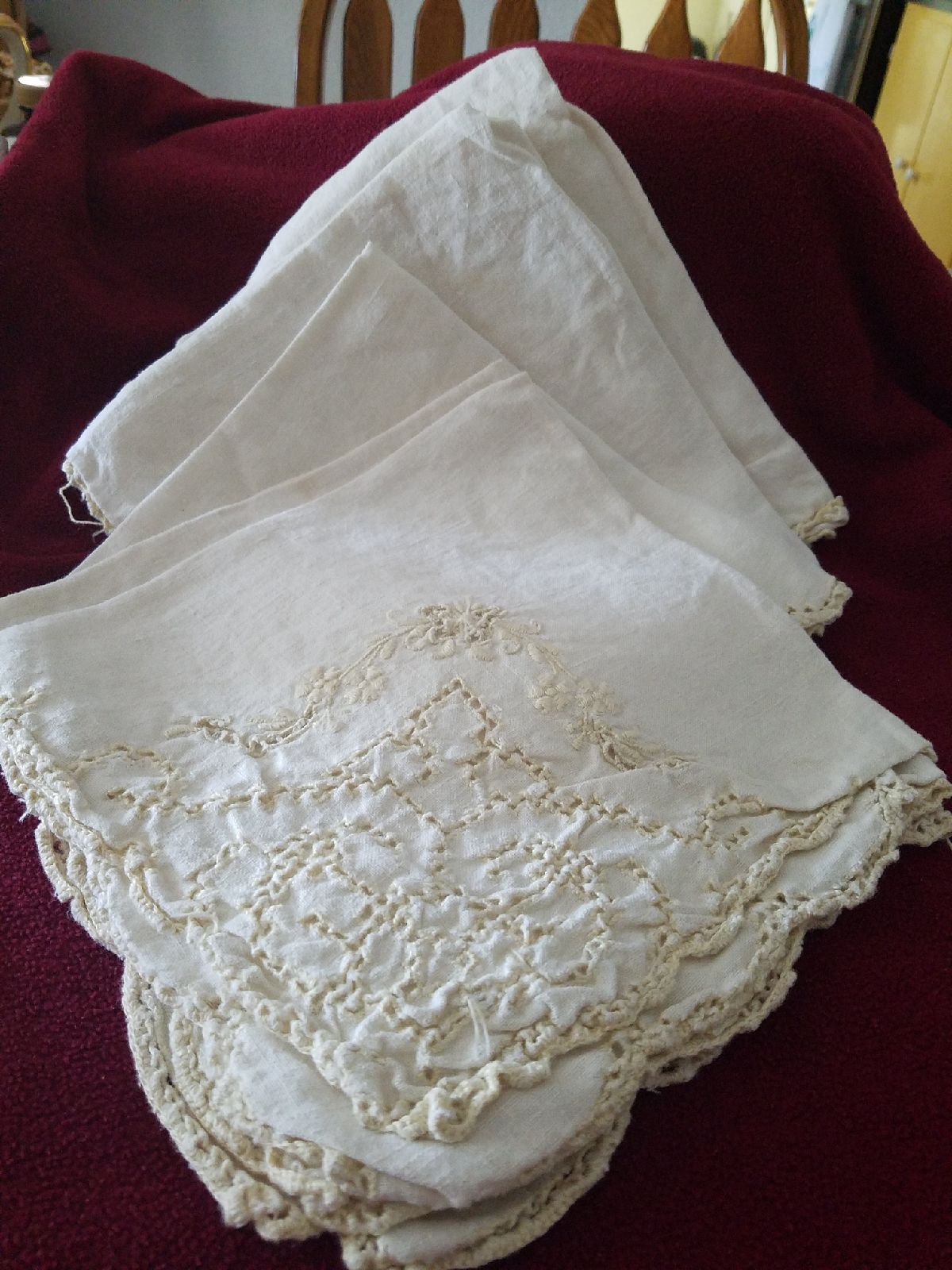 Vintage linen napkin