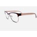 Coach Cat Eye Metal Frame Eyeglasses 9234 Satin Brown Gold HC 5067 53 17 135