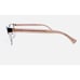 Coach Cat Eye Metal Frame Eyeglasses 9234 Satin Brown Gold HC 5067 53 17 135