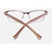 Coach Cat Eye Metal Frame Eyeglasses 9234 Satin Brown Gold HC 5067 53 17 135