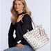 Patricia Nash Mizzana Braided Tote Bag White