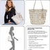 Patricia Nash Mizzana Braided Tote Bag White