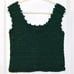 Vintage Cropped Tank Sweater