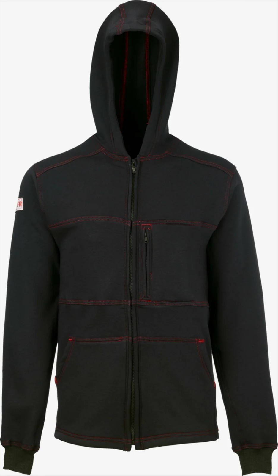 Lakeland Safety Jacket Zip Front Hoodie Black Black Size L NWT