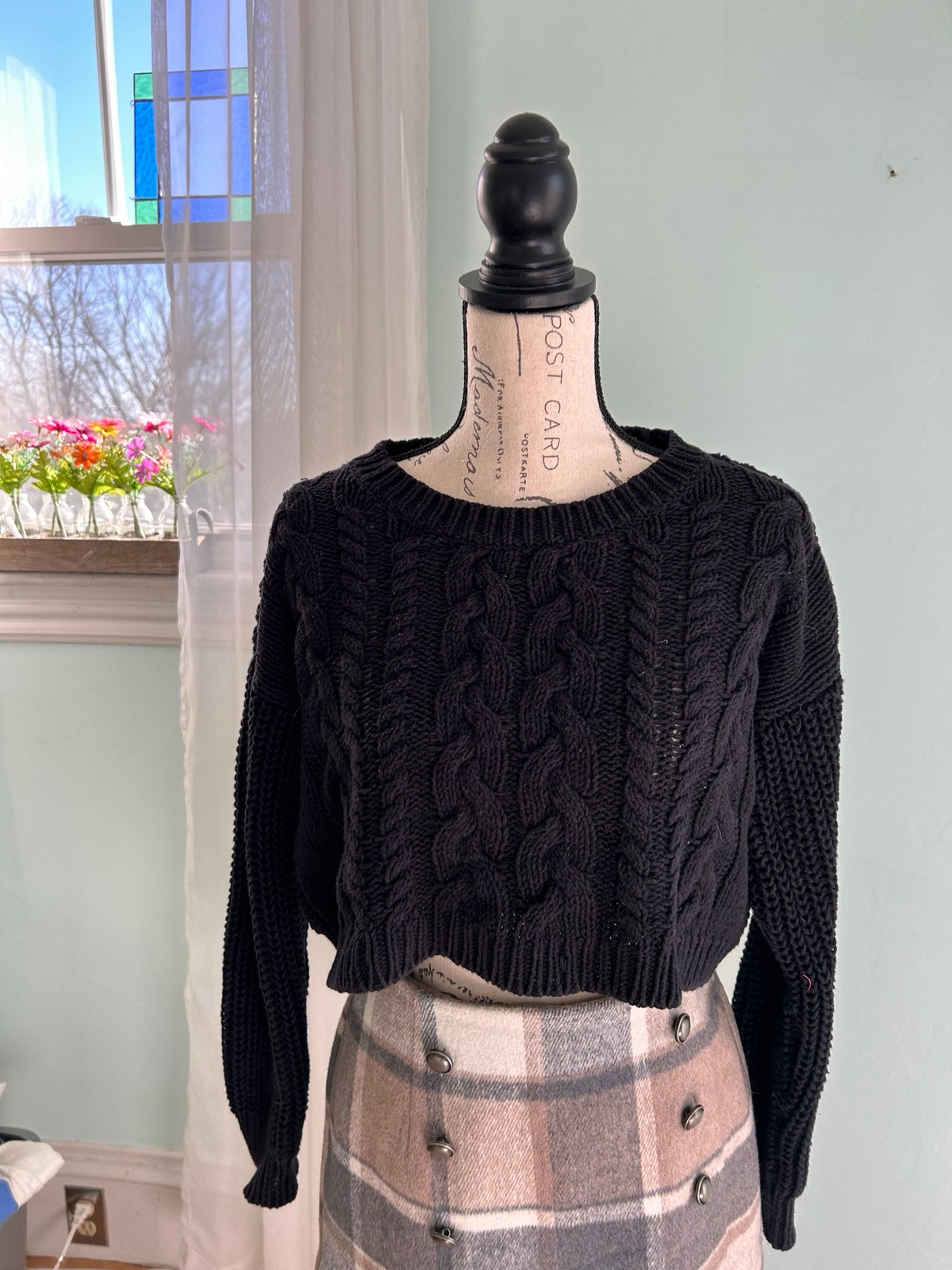 cable knit jumper