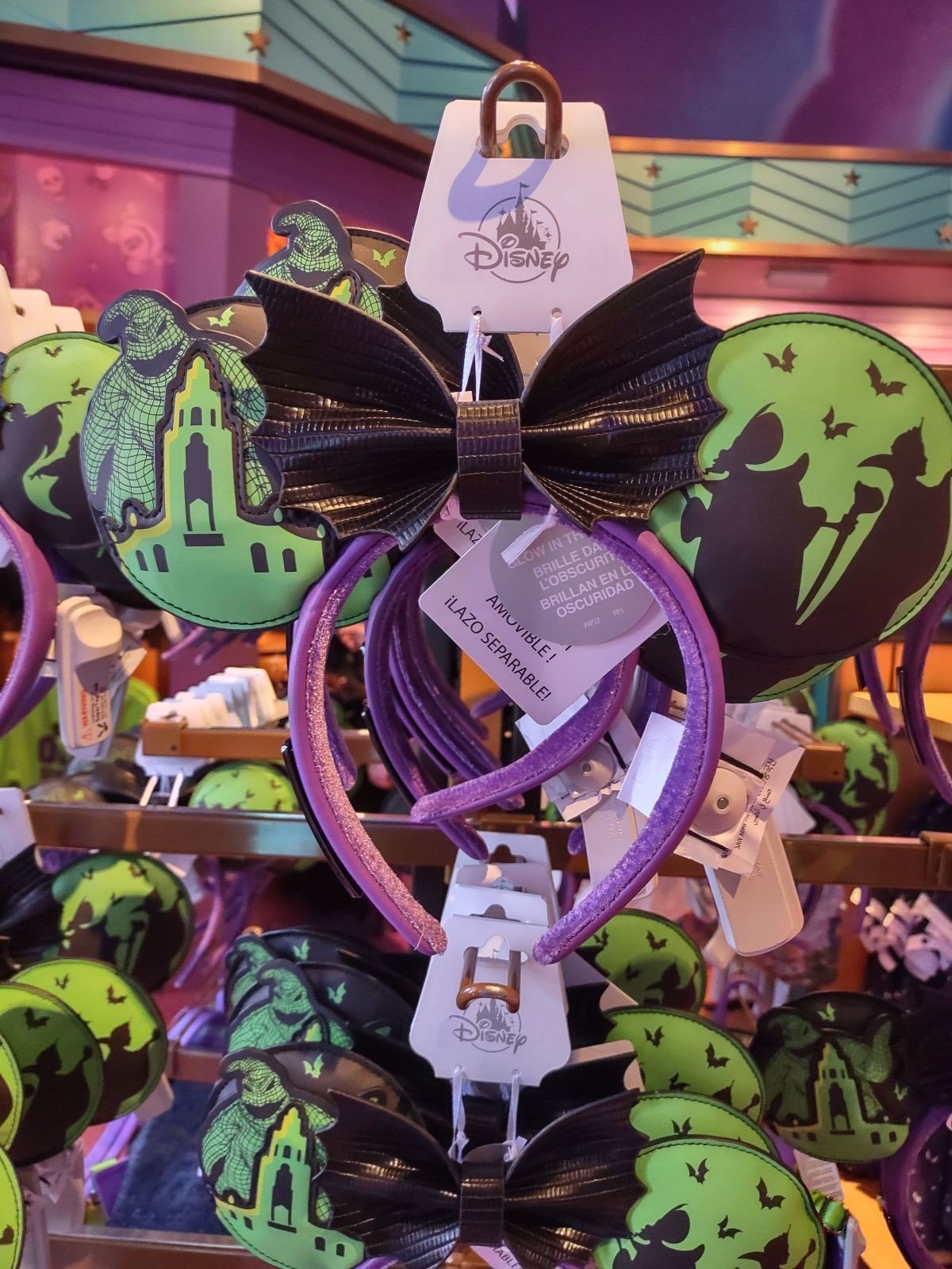 Oogie Boogie Bash 2024 Ears Glows in the Dark!!!