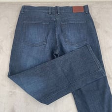 Mott & Bow Crosby Jeans Men 36x32 Blue Comfort Stretch Straight Leg 120