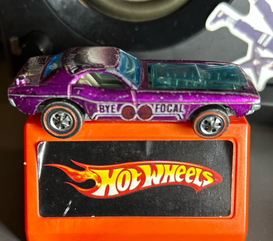 1971 Red line Bye Focal Purple Hot wheels