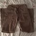 low rise flare khaki jeans