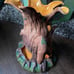Cracker Barrel Large Halloween Tree Candle Holder Ceramic “TRICK OR TREE”