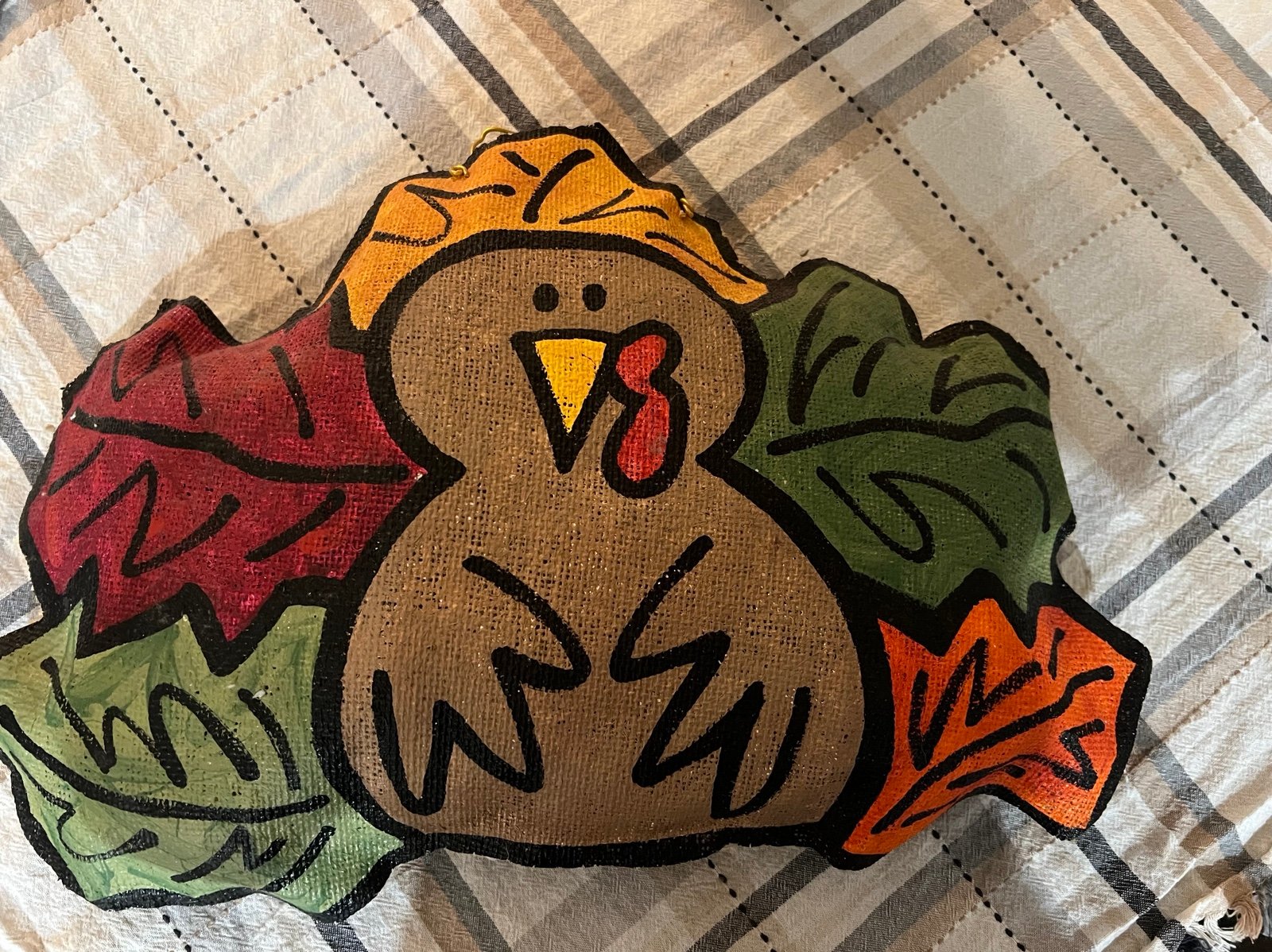 Hand Made Turkey Hanging Decorations
