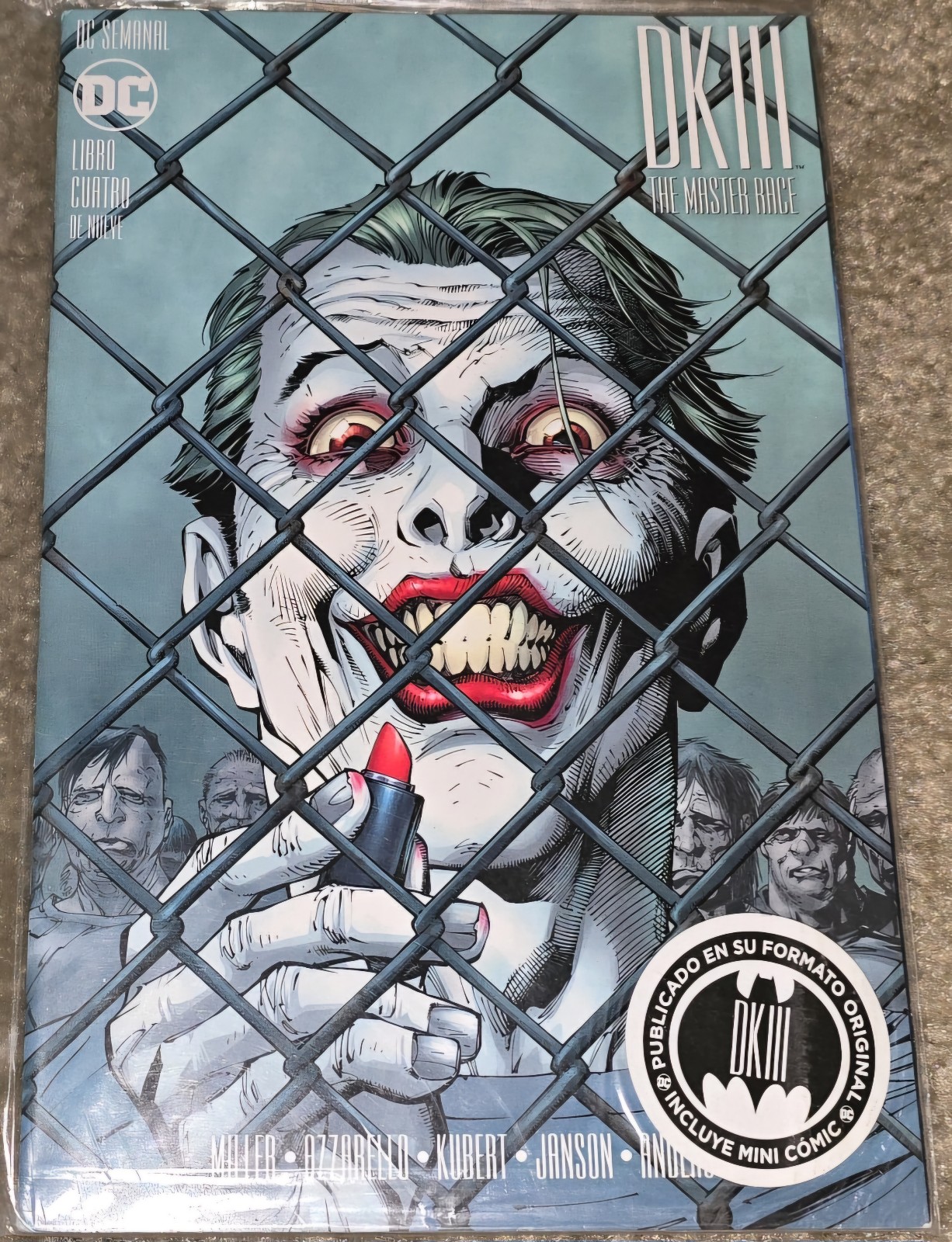Rare HTF Dark Knight III Master Race 4 MX 1:500 Jim Lee Joker Foreign Variant
