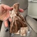 70 champagne gold crushed velvet drawstring favor bags