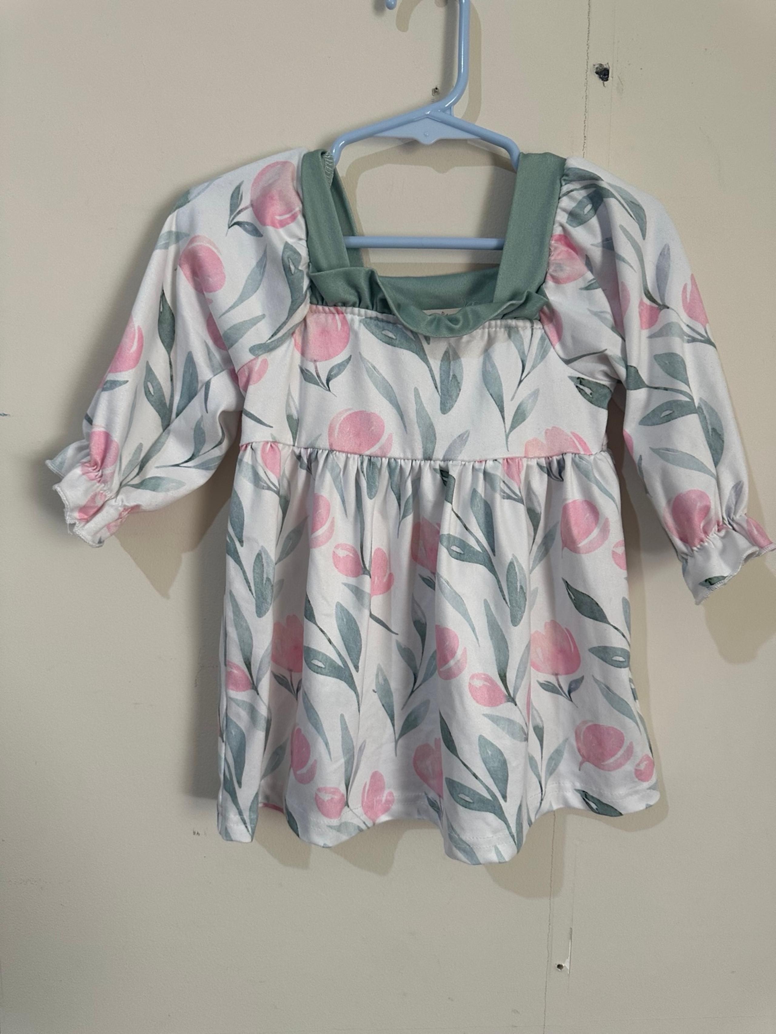 Marie Nicole Size 6/12 Months Sweet Tulip Garden Dress