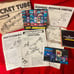 Vintage 1970's Mego Micronauts Original Instruction Sheets & Booklets 9pc Lot