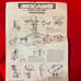 Vintage 1970's Mego Micronauts Original Instruction Sheets & Booklets 9pc Lot