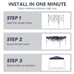 Pop Up Canopy, 10X10 Slant Legs Instant Outdoor Canopy Tent with Carrying Bag