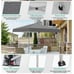 Pop Up Canopy, 10X10 Slant Legs Instant Outdoor Canopy Tent with Carrying Bag
