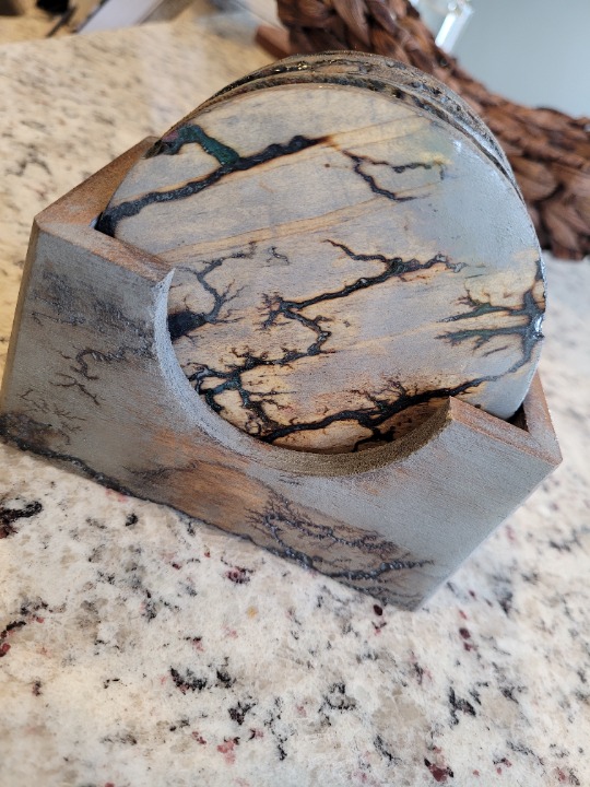 Coasters with holder