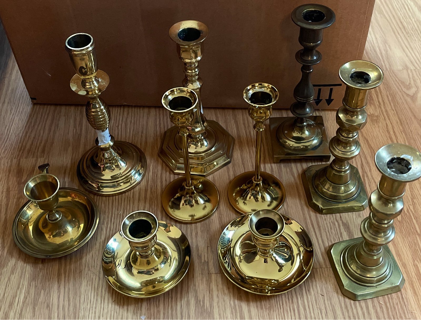 brass candlesticks