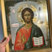 Lot of 4 Vintage Eastern Orthodox Russian Religious Wall Art Gold Framed Jesus