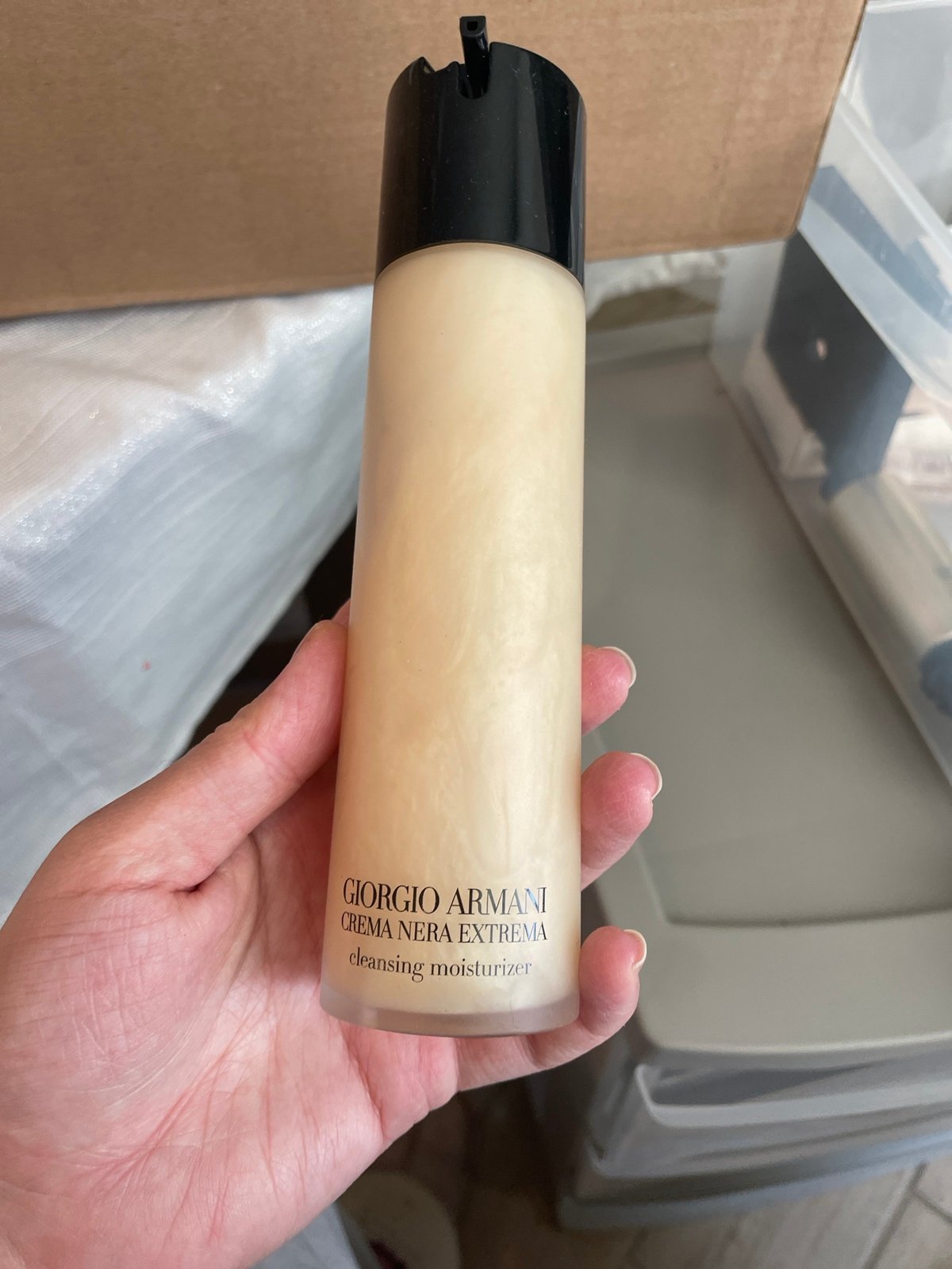 Giorgio Armani Crema Nera Cleansing Moisturizer
