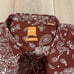 Boss Orange Label by Hugo Boss Fancy Slim Fit Paisley Print Burgundy XXXL 3XL