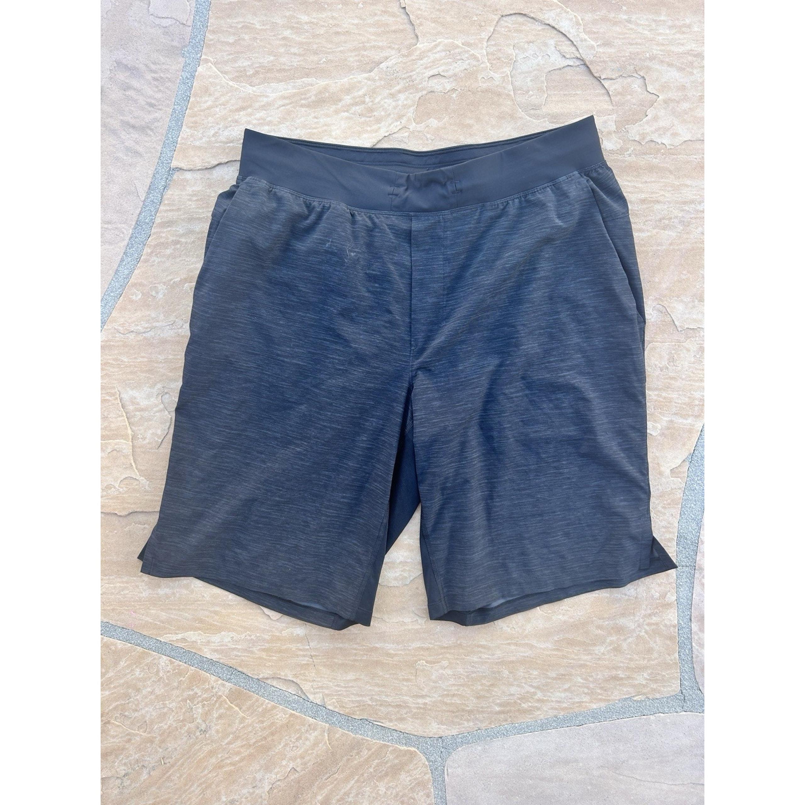 Lululemon Shorts Mens XL Black T.H.E. Drawstring Athletic Gym Activewear