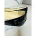 JIMMY CHOO GENNA BALLET FLATS BLACK FACETED ACCENTS SIZE 38 1/2