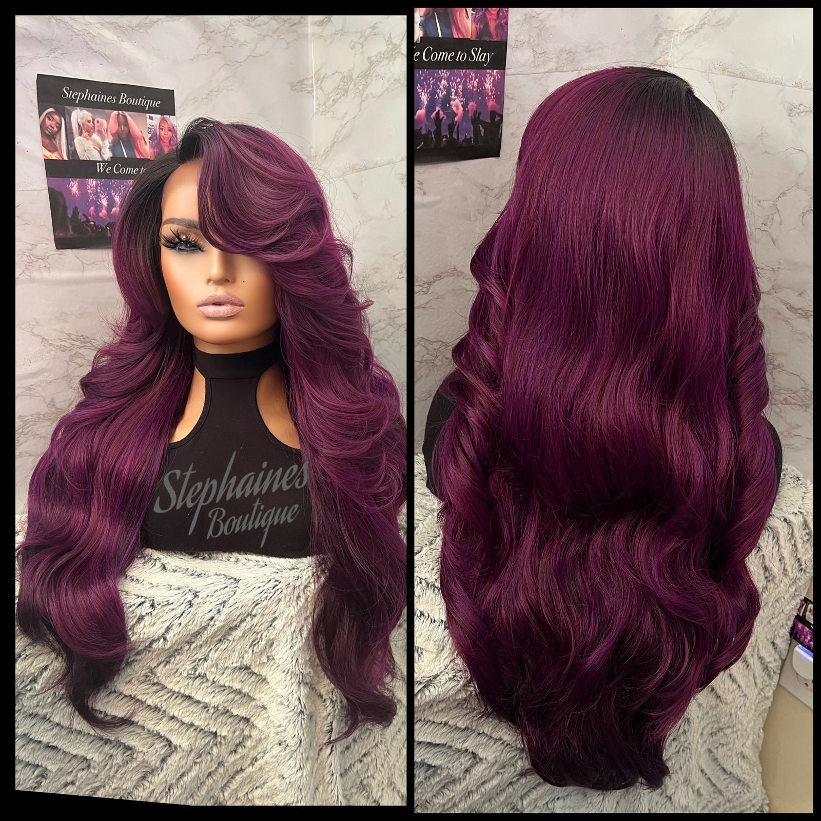 Human Hair Blended Lace front wig